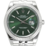 Product:Rolex Datejust 41mm Jubilee-Band dunkelgrün stahl